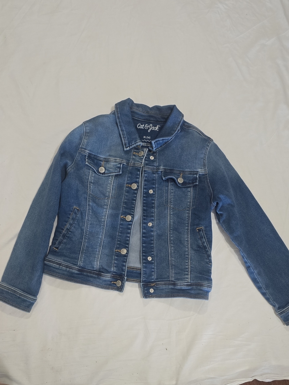 Cat & Jack Blue Denim Jean Jacket for Kids